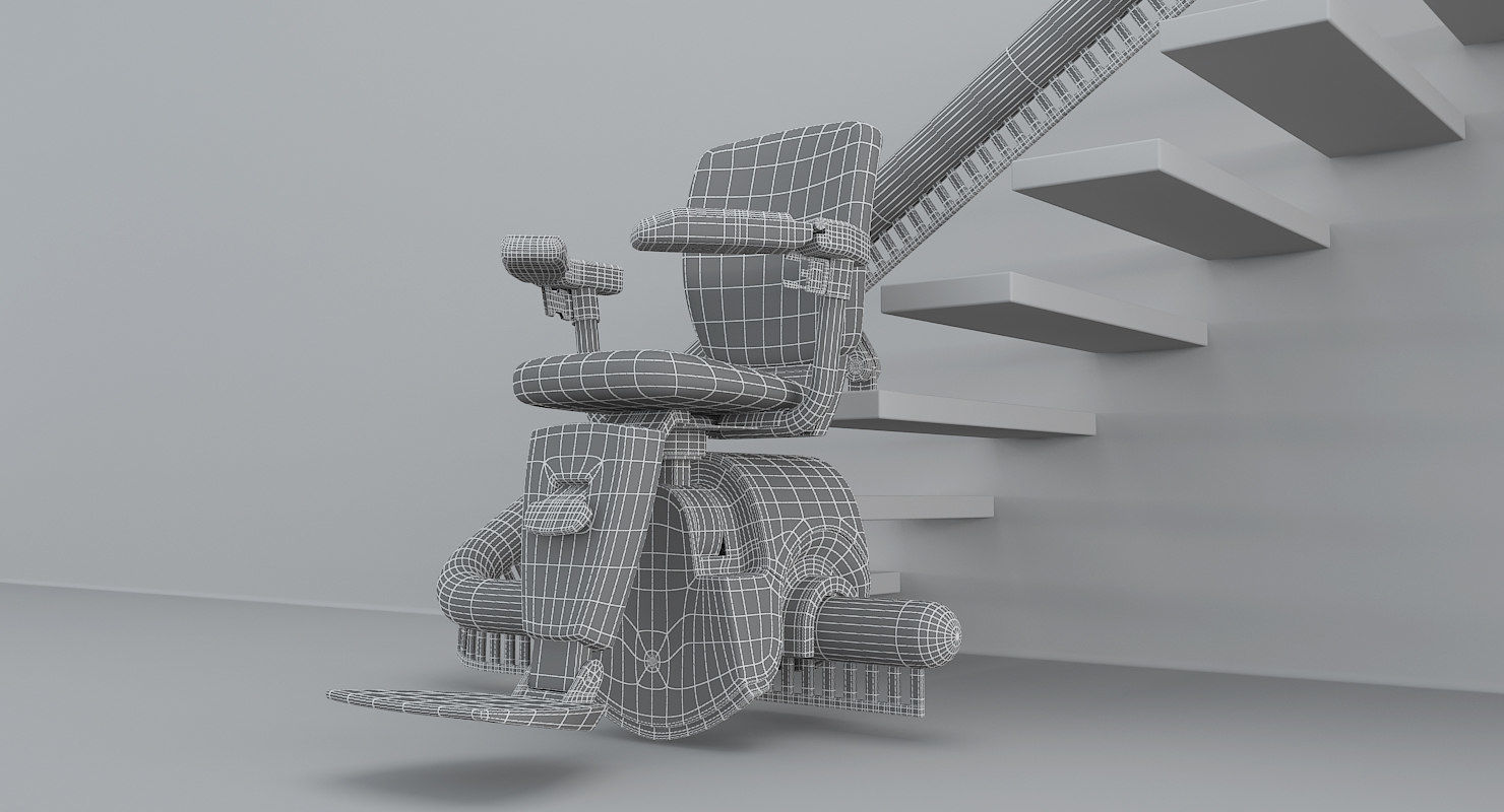 handicapped lifts collection 3D model_24