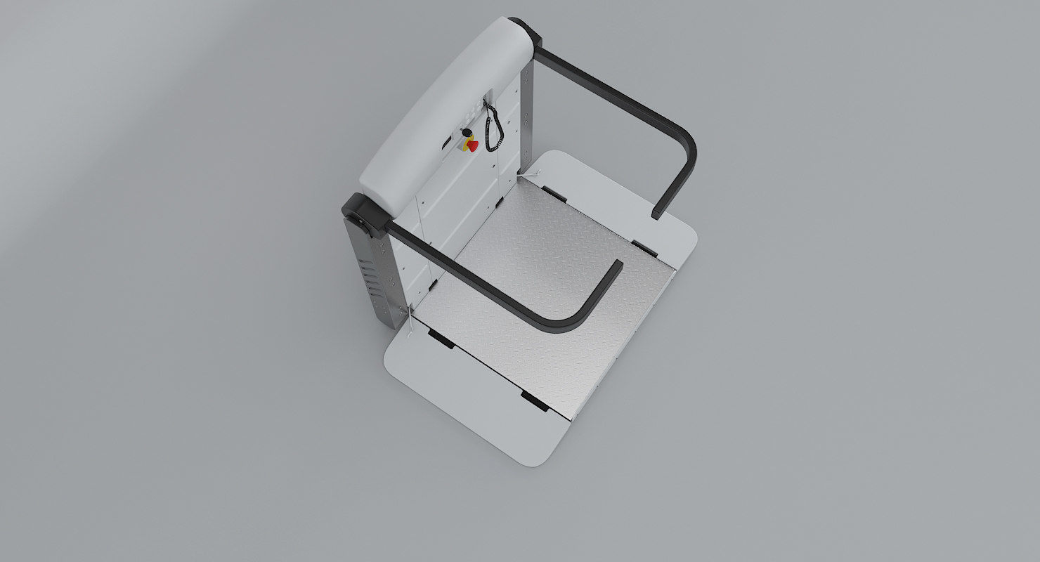 handicapped lifts collection 3D model_11