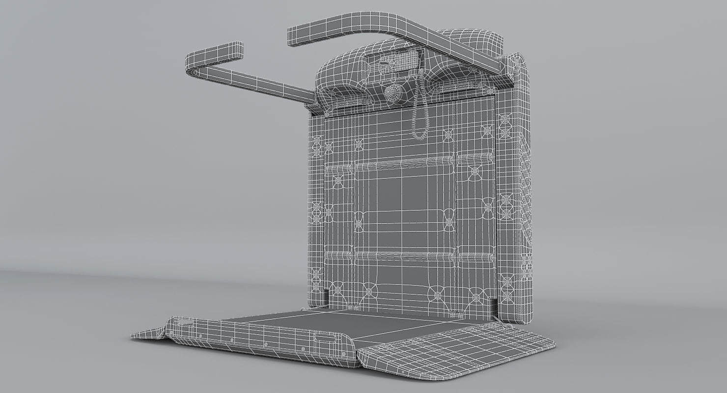 handicapped lifts collection 3D model_25