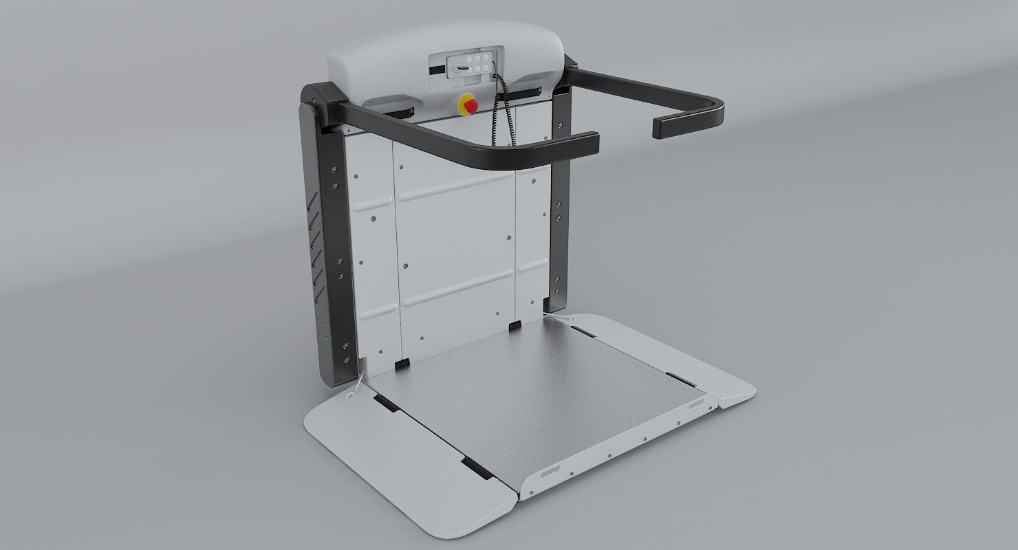 handicapped lifts collection 3D model_3