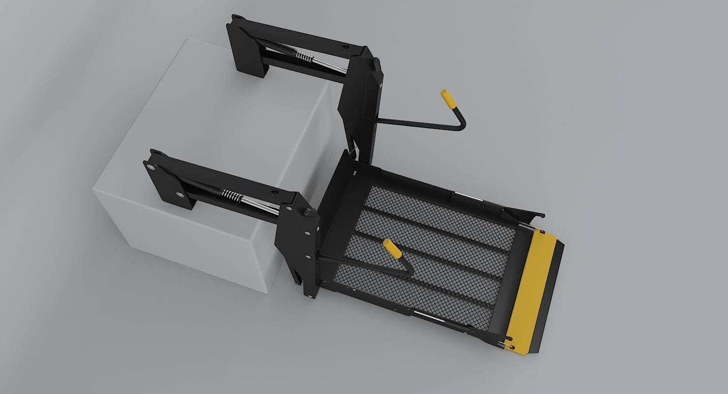 handicapped lifts collection 3D model_12