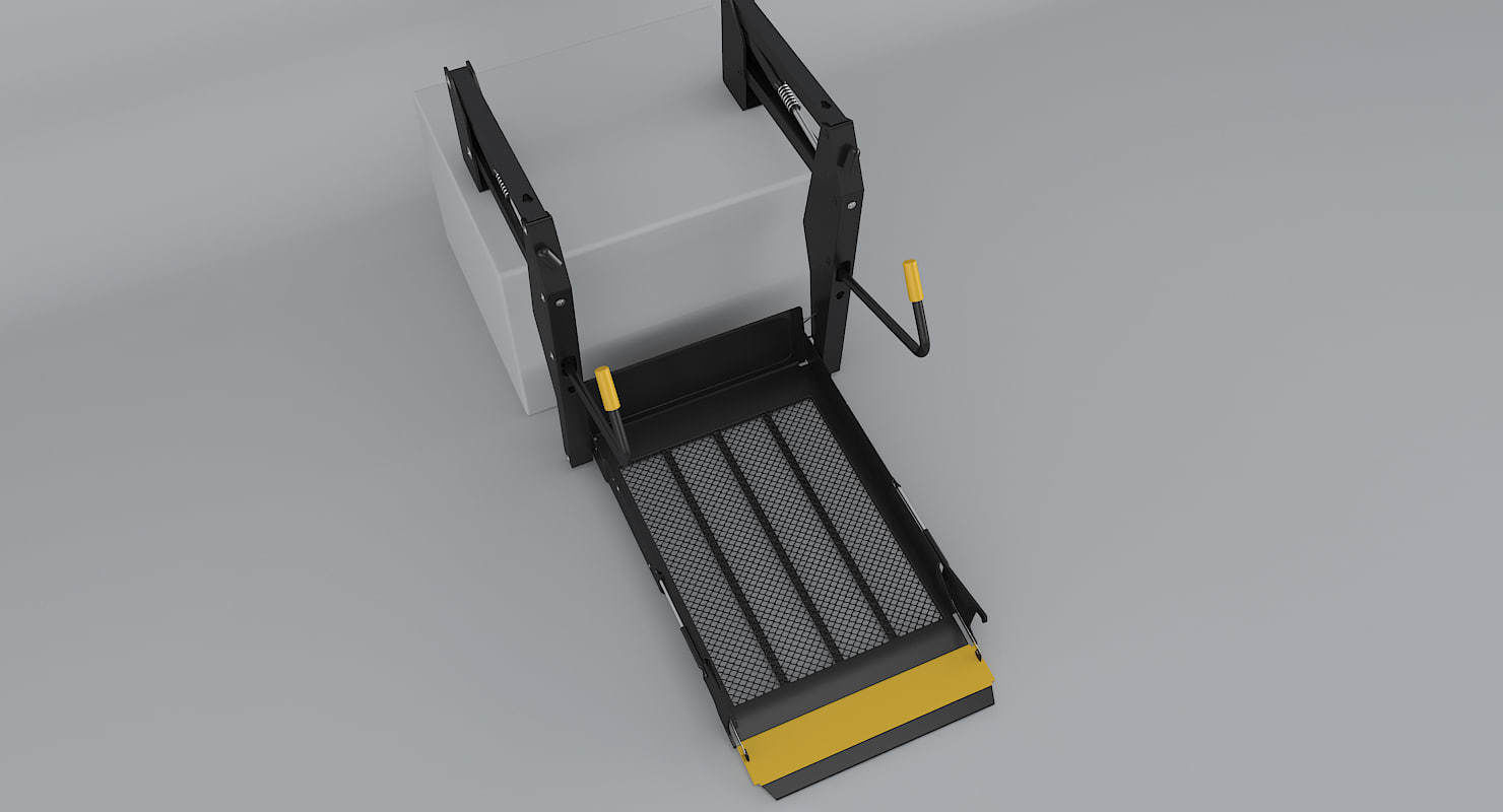 handicapped lifts collection 3D model_5