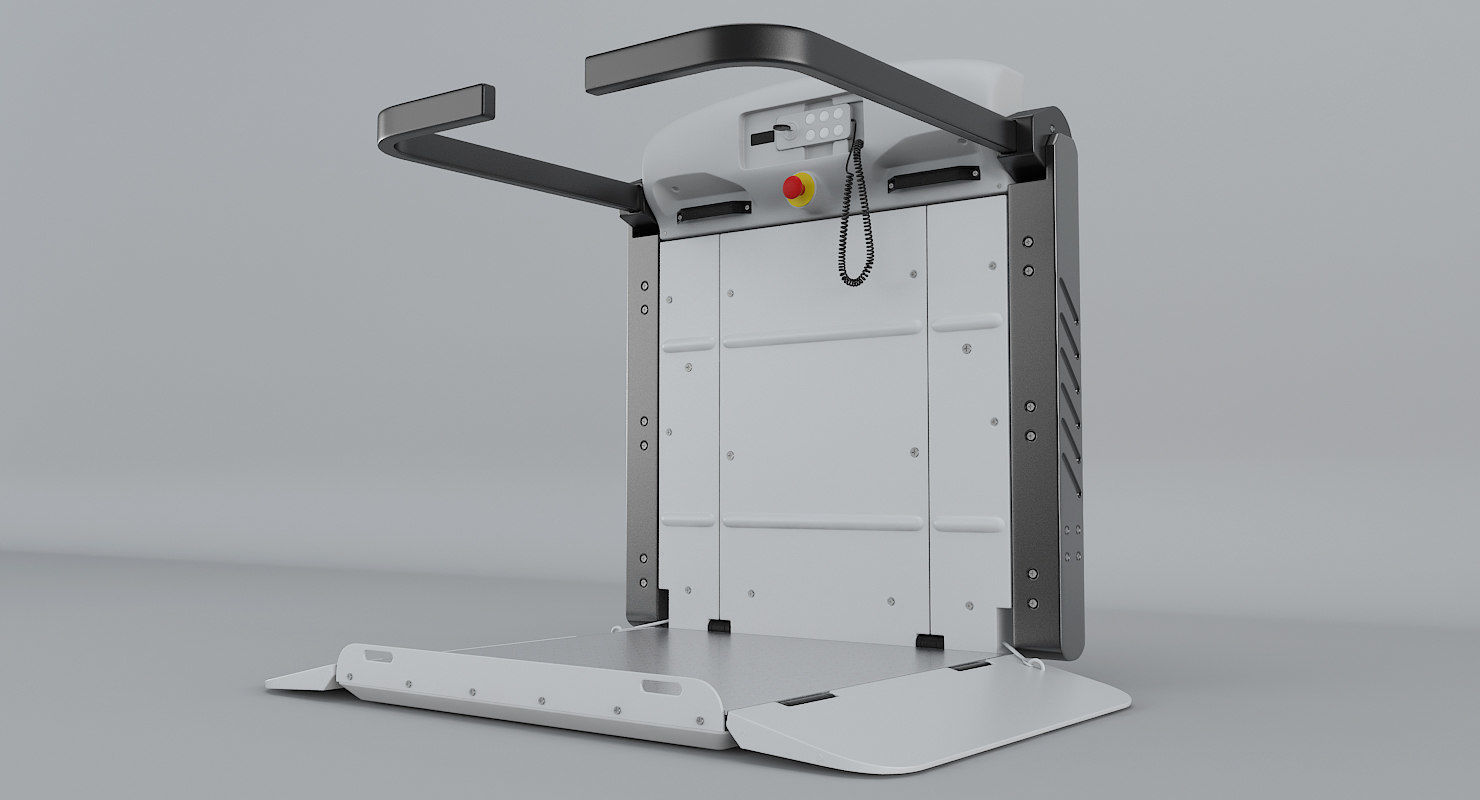 handicapped lifts collection 3D model_8
