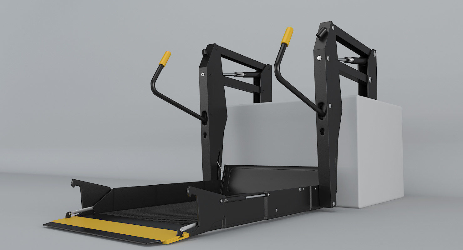 handicapped lifts collection 3D model_9