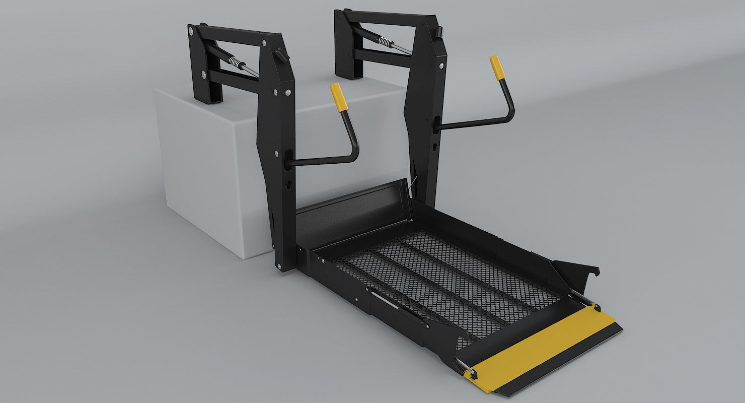 handicapped lifts collection 3D model_1