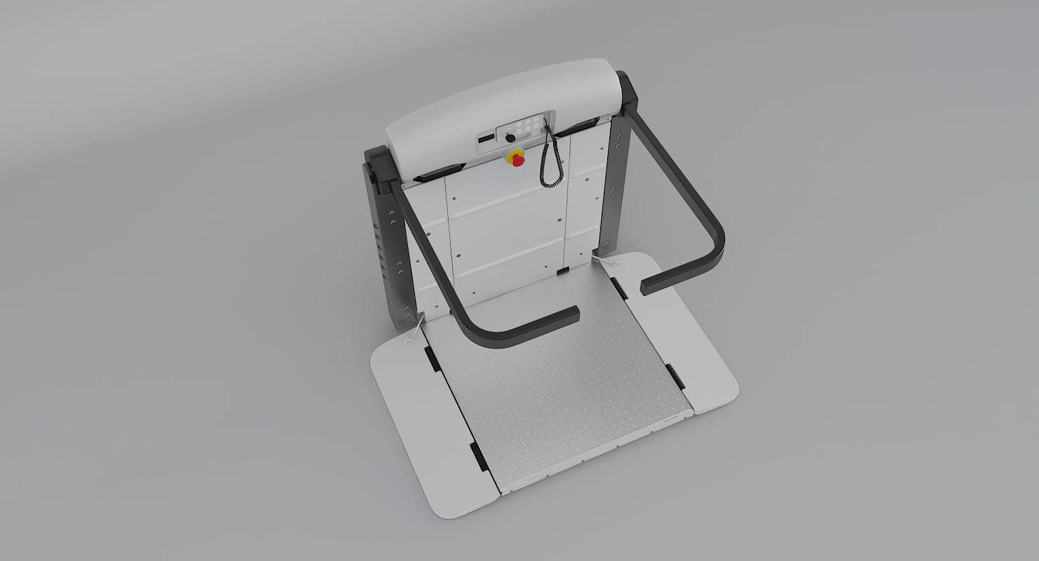 handicapped lifts collection 3D model_4