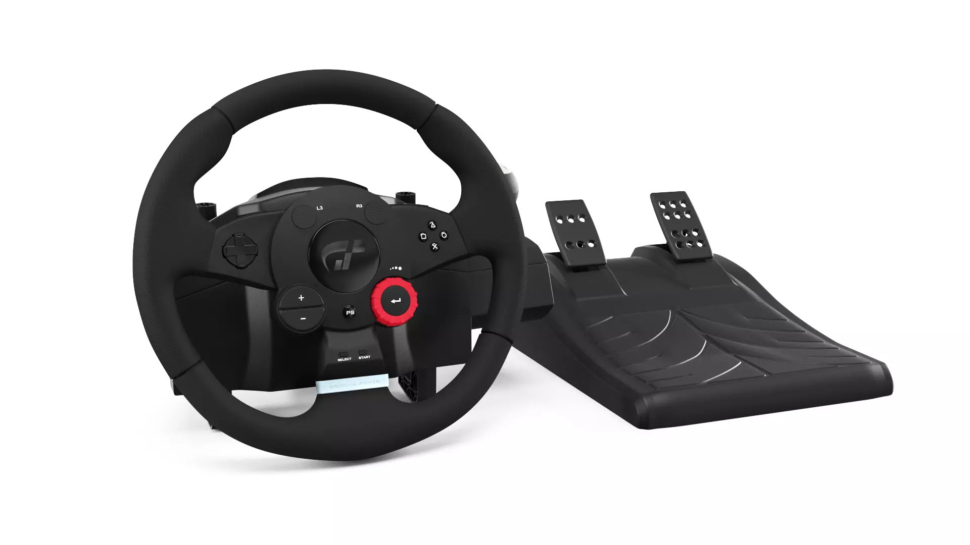 Logitech Gaming Wheel 3D model_0