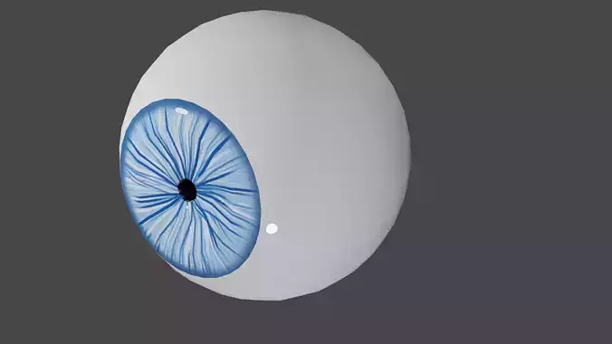 Blue eye ball human