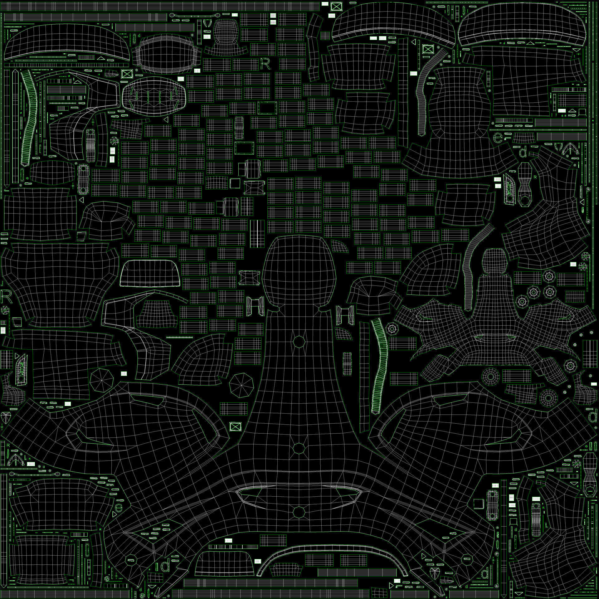 Riddell Speedflex helmet 3D model_13