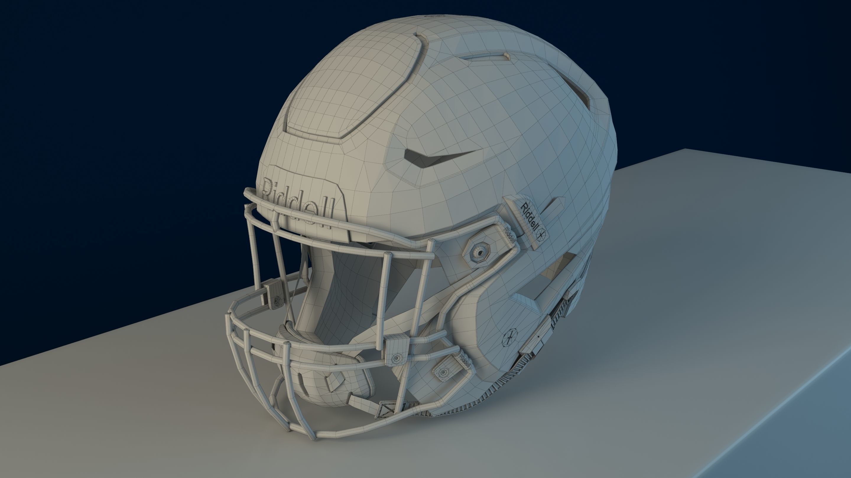 Riddell Speedflex helmet 3D model_8