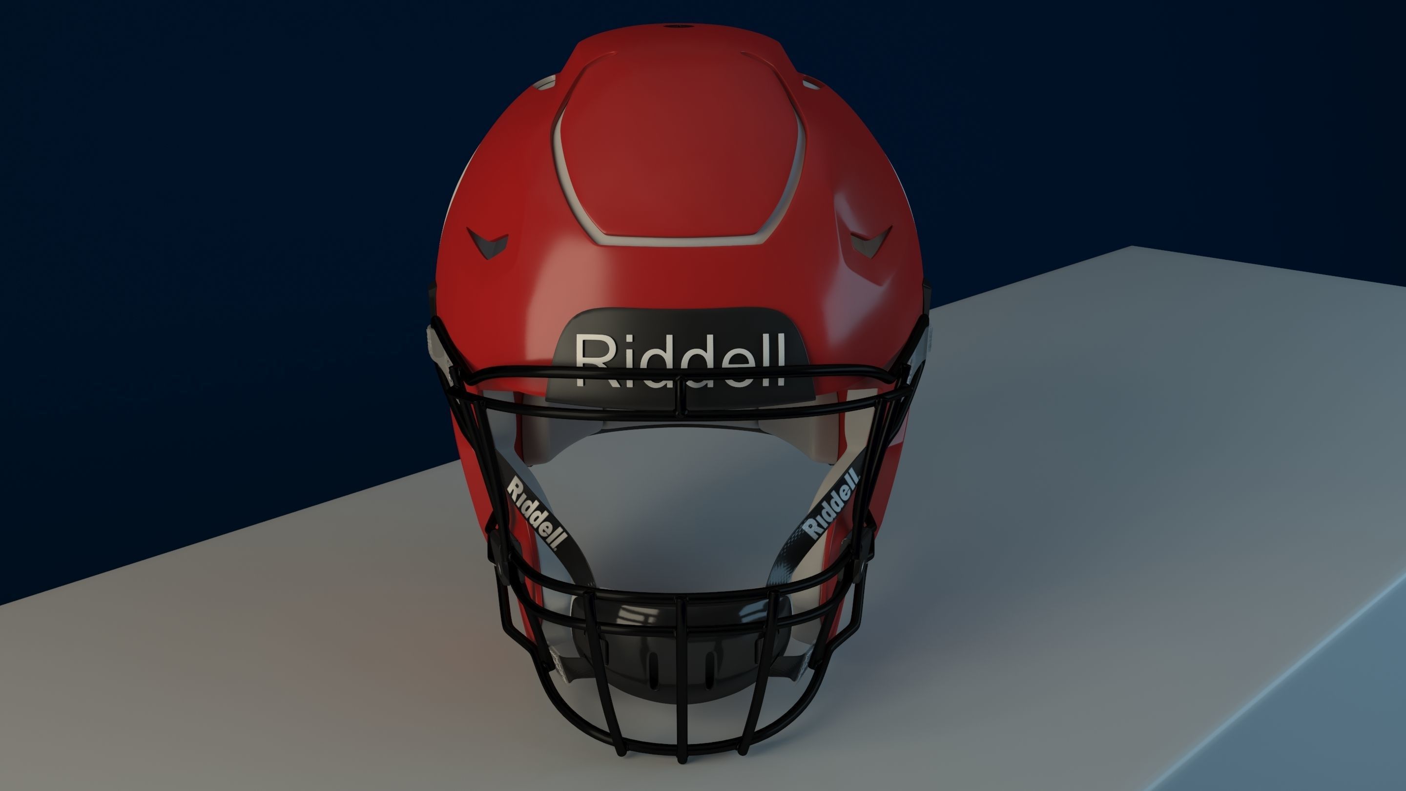 Riddell Speedflex helmet 3D model_1