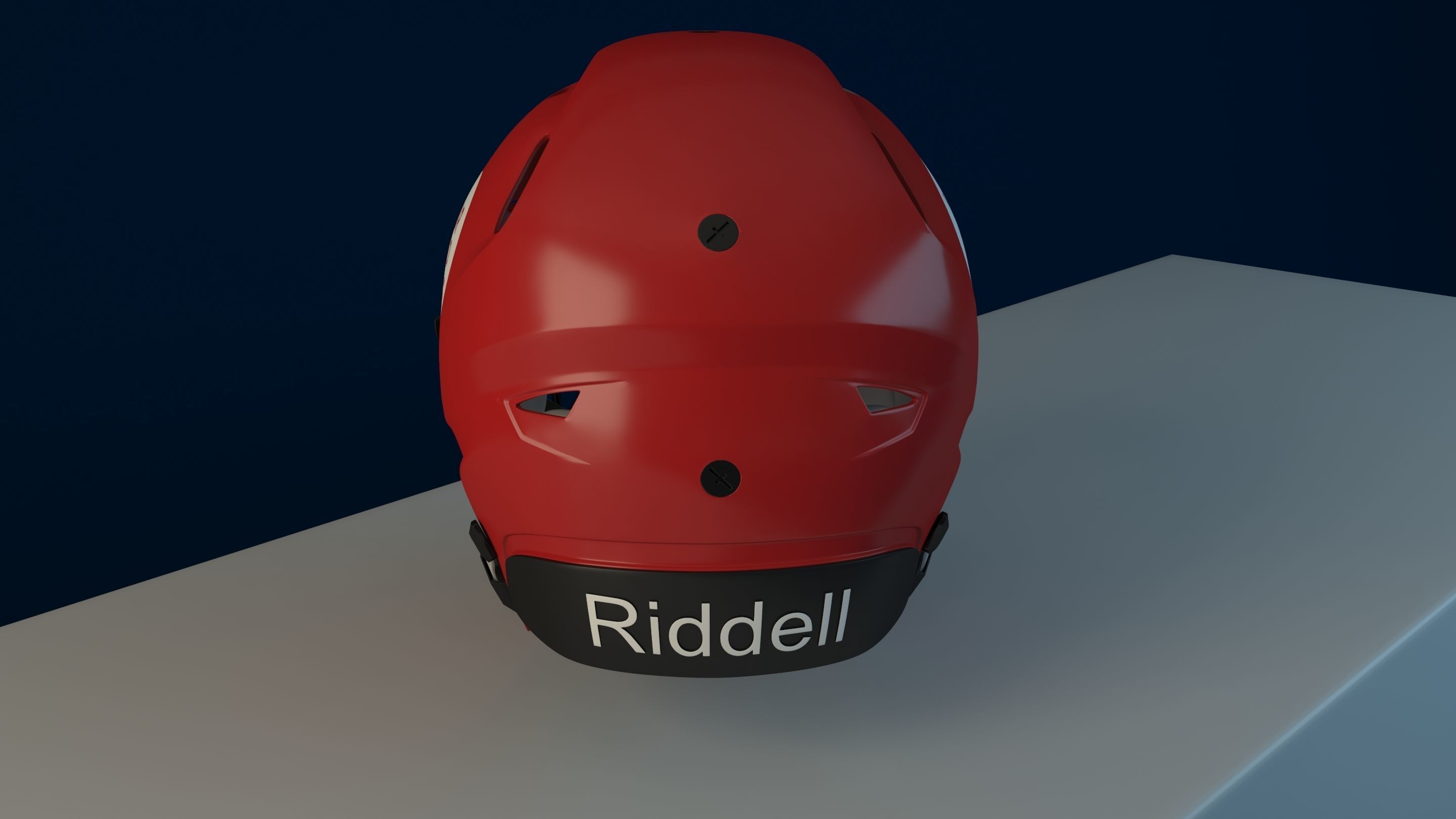 Riddell Speedflex helmet 3D model_2