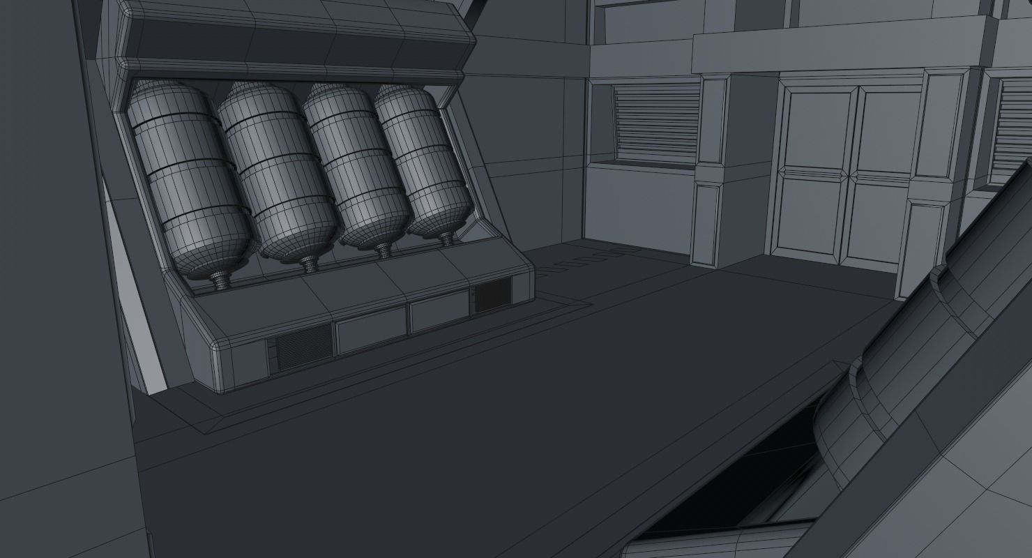 Sci Fi Interior 3D model_15