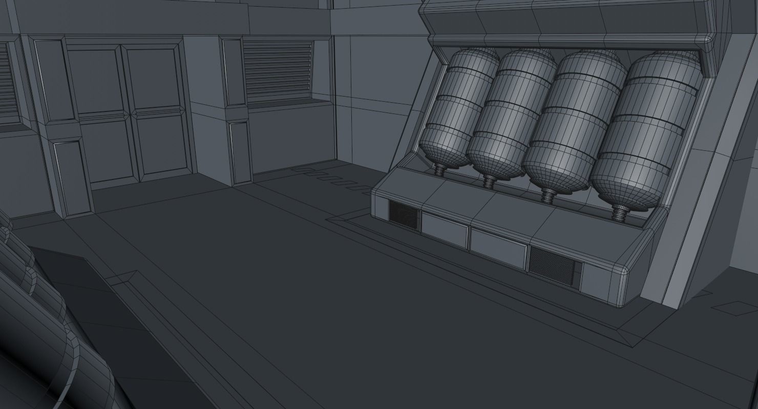 Sci Fi Interior 3D model_14