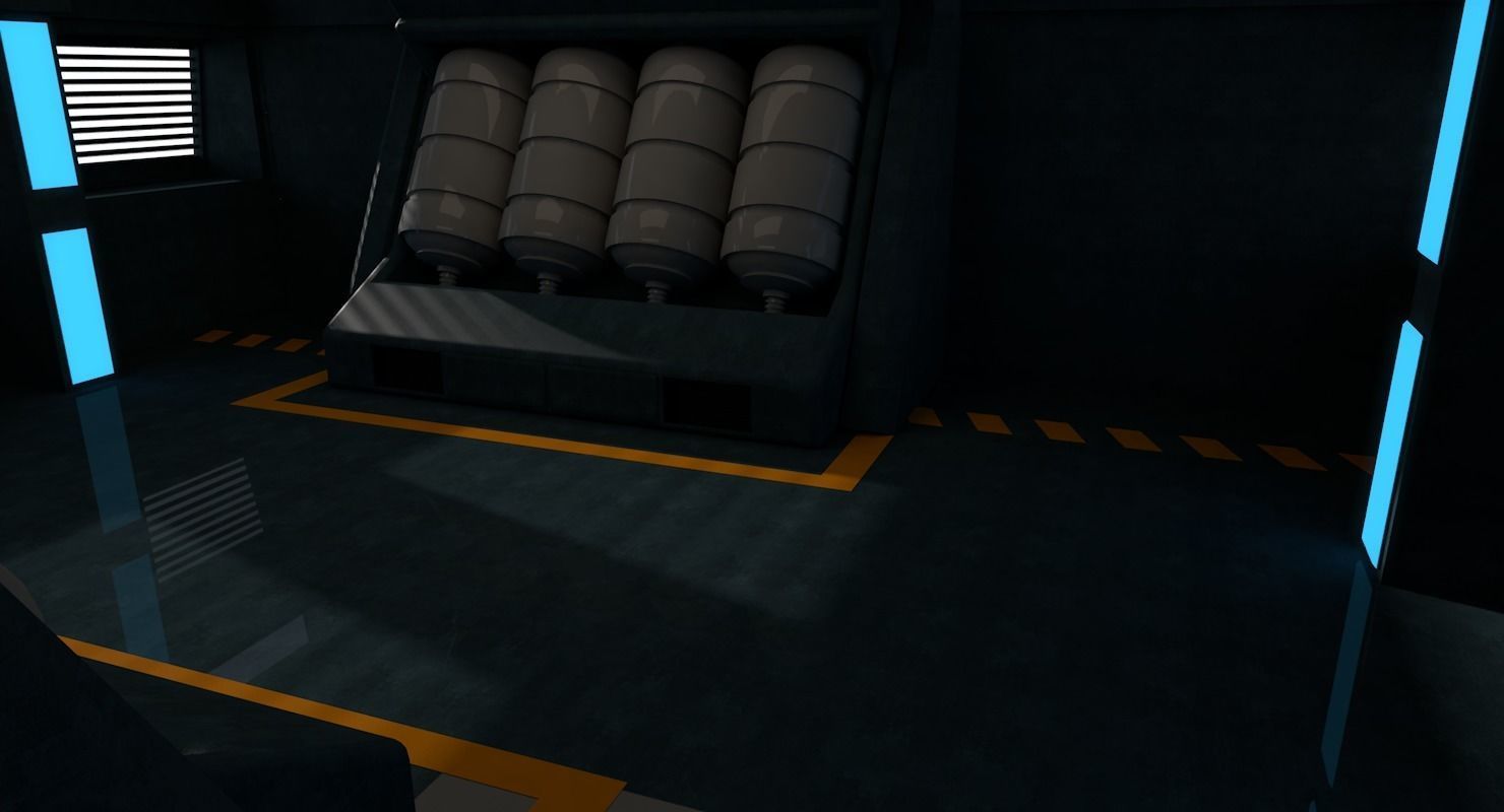Sci Fi Interior 3D model_5