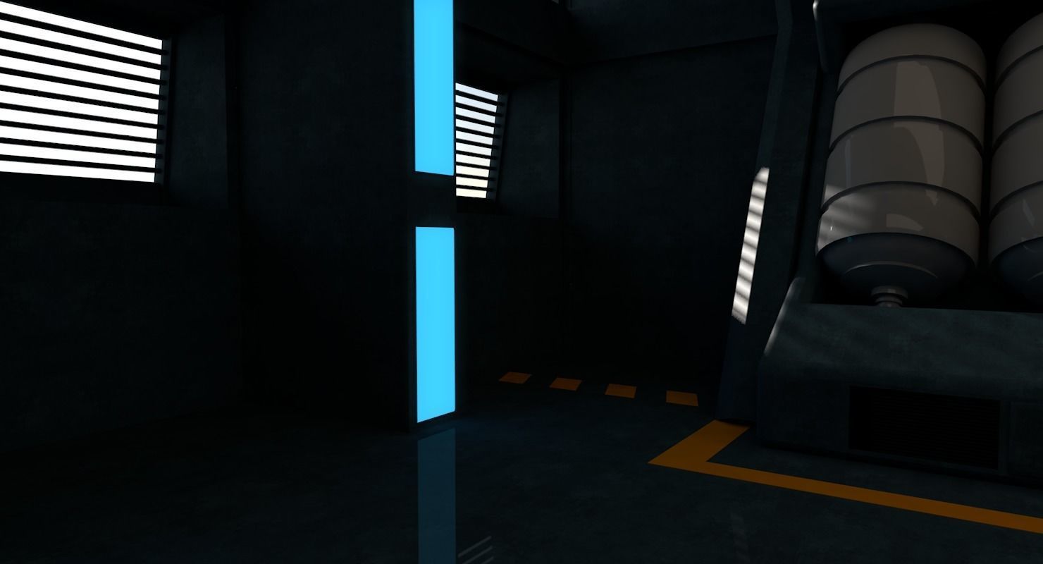 Sci Fi Interior 3D model_6