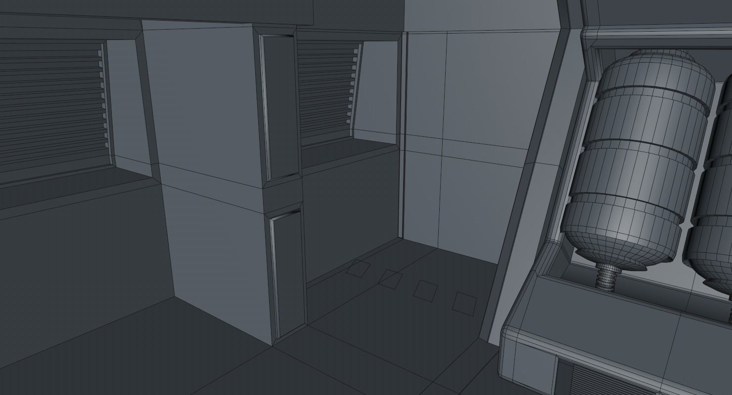 Sci Fi Interior 3D model_19
