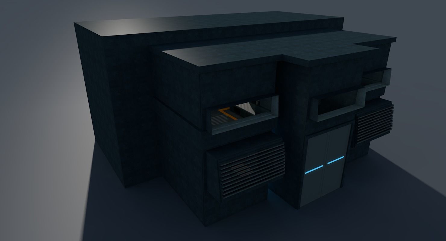 Sci Fi Interior 3D model_10