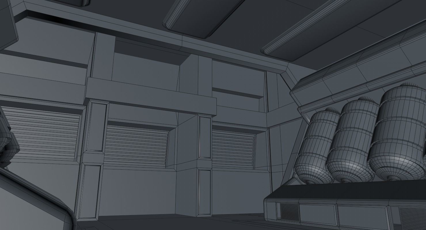 Sci Fi Interior 3D model_16