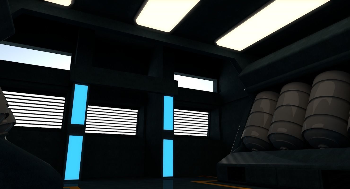Sci Fi Interior 3D model_3