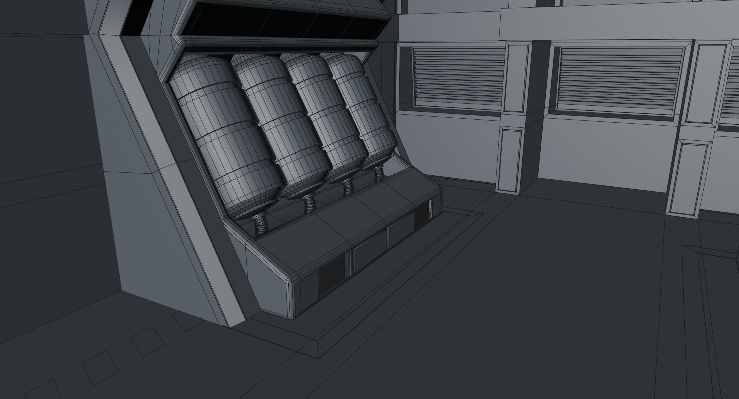 Sci Fi Interior 3D model_13