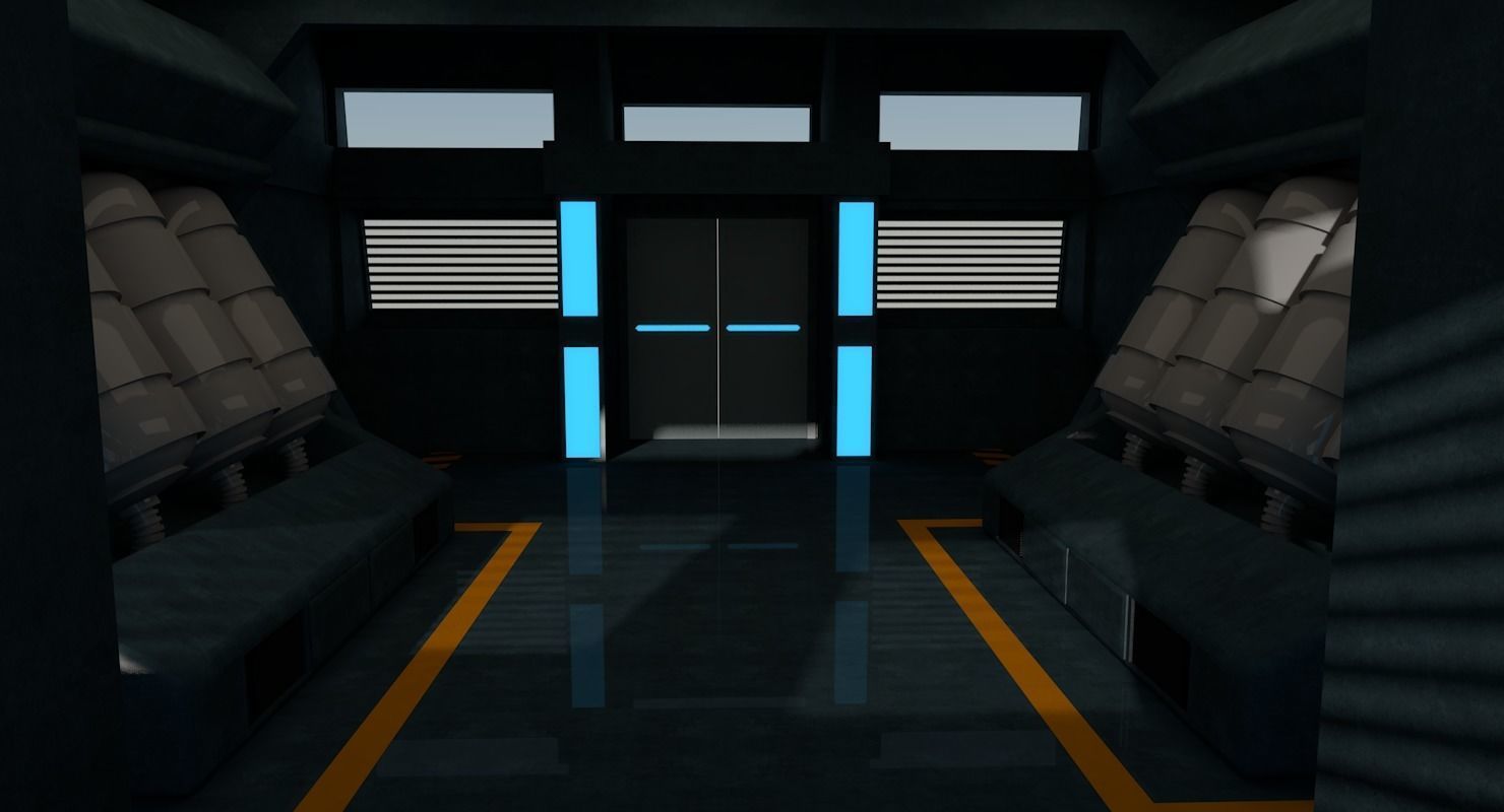 Sci Fi Interior 3D model_8