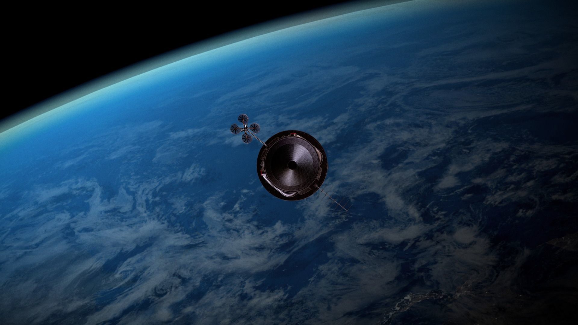 Apollo command and service module Low-poly 3D model_37