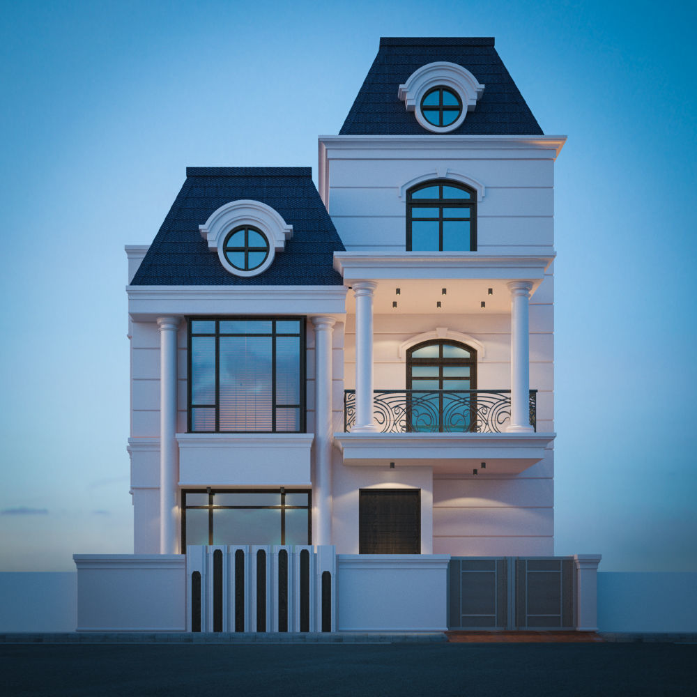 3D Classical Exterior 3D model_1