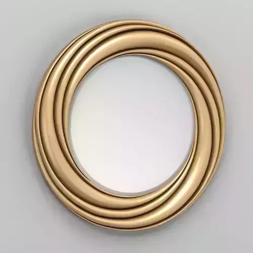 Round mirror frame 004 3D model
