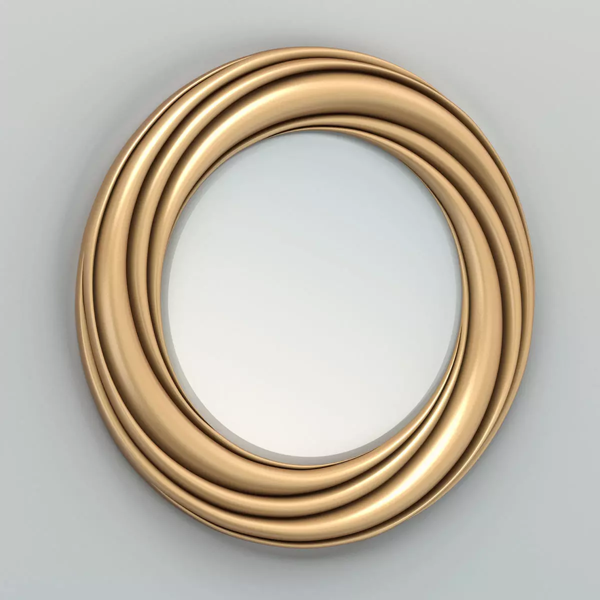 Round mirror frame 004 3D model