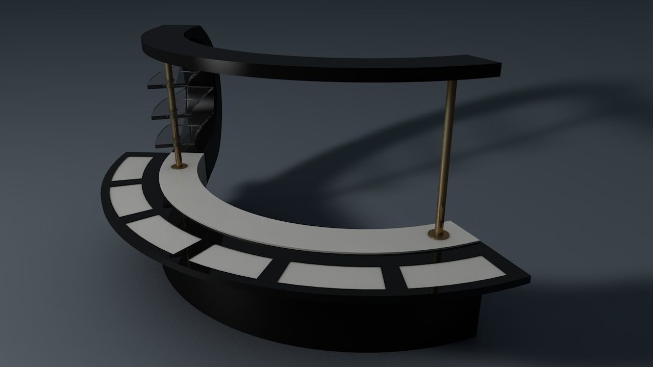 Bar Furniture Free 3D model_1