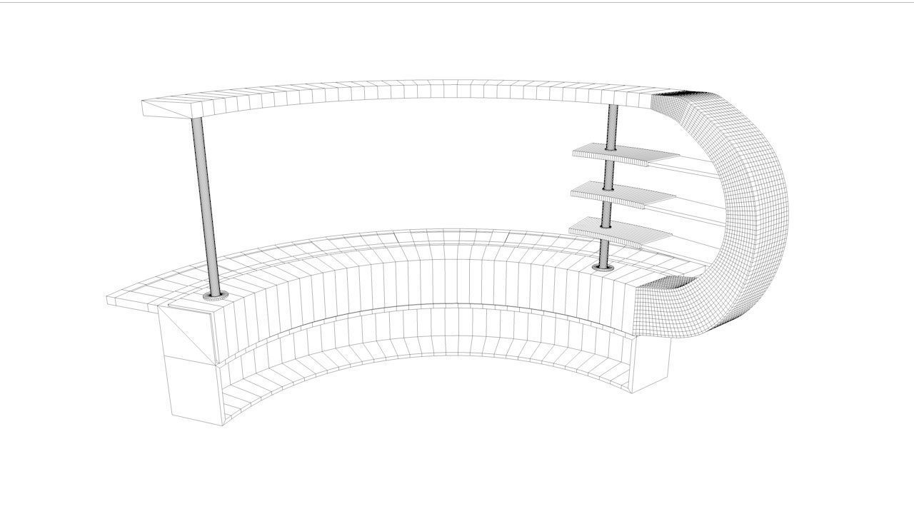 Bar Furniture Free 3D model_4