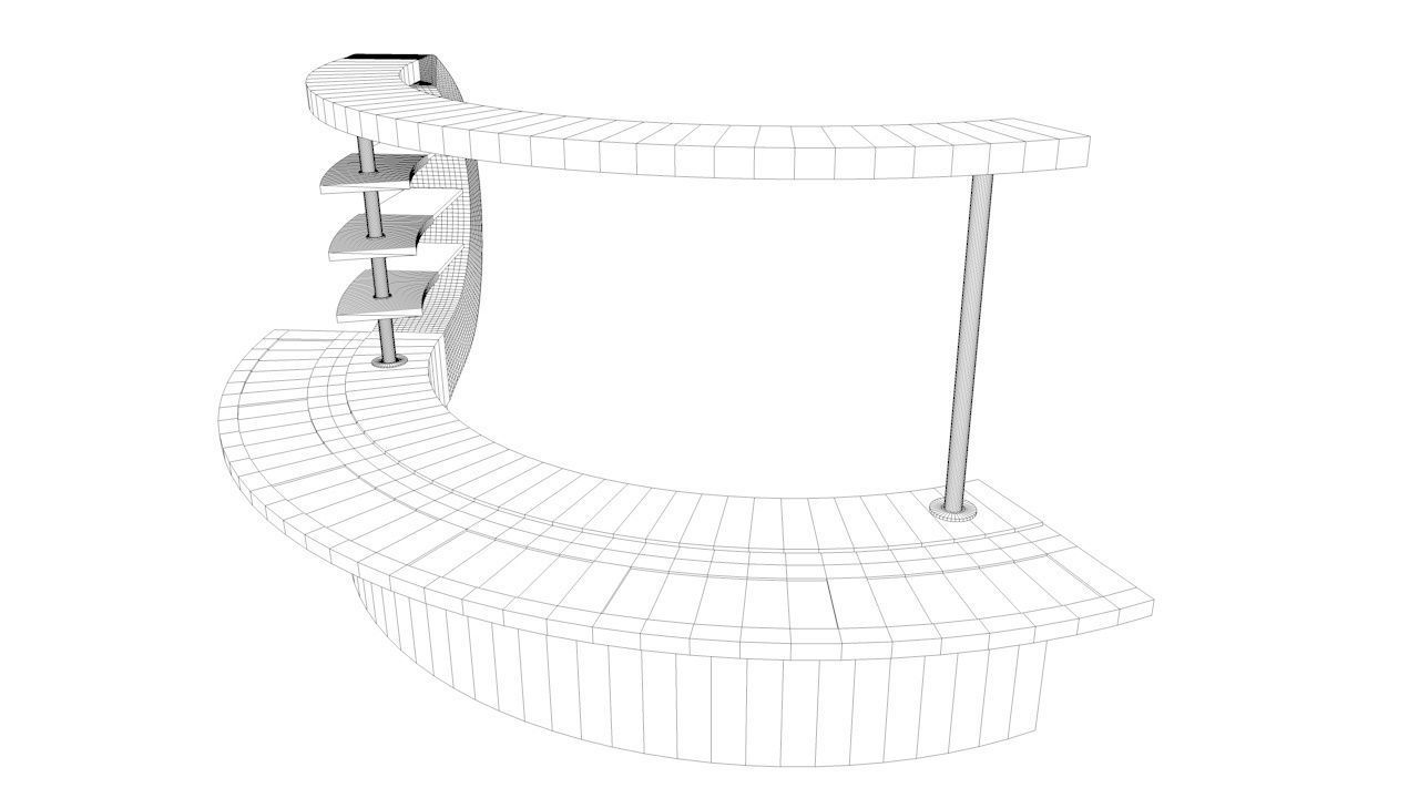 Bar Furniture Free 3D model_2