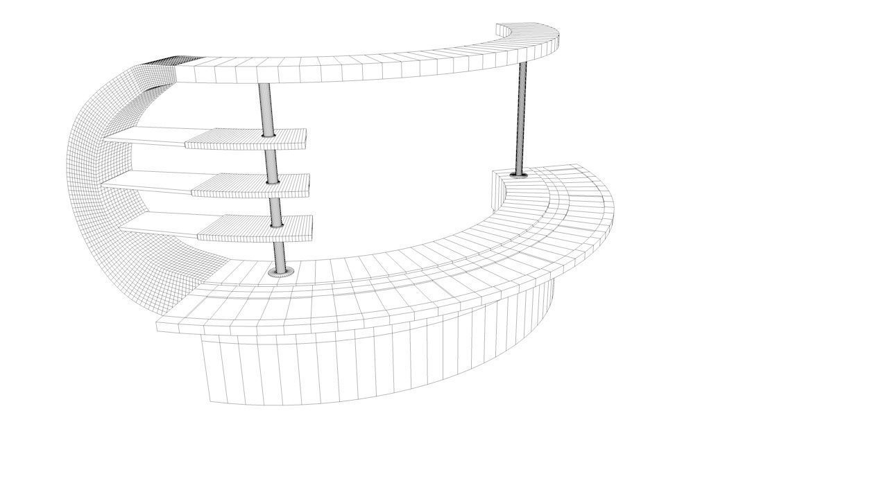 Bar Furniture Free 3D model_3