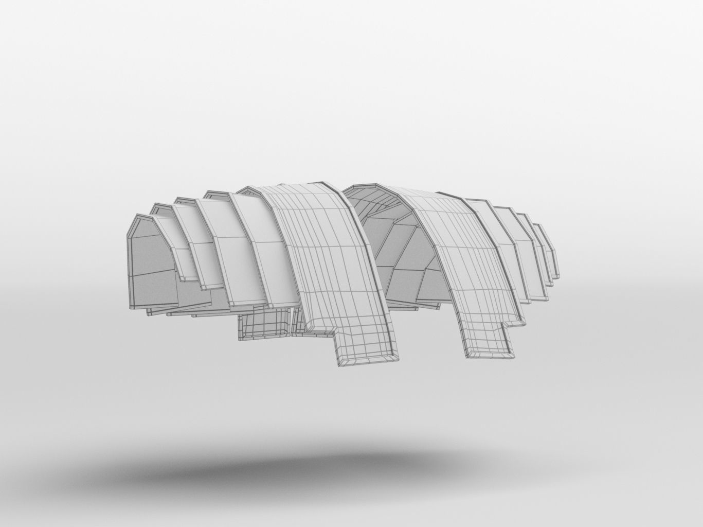 Roman Gladiator Armor Collection Low-poly 3D model_24