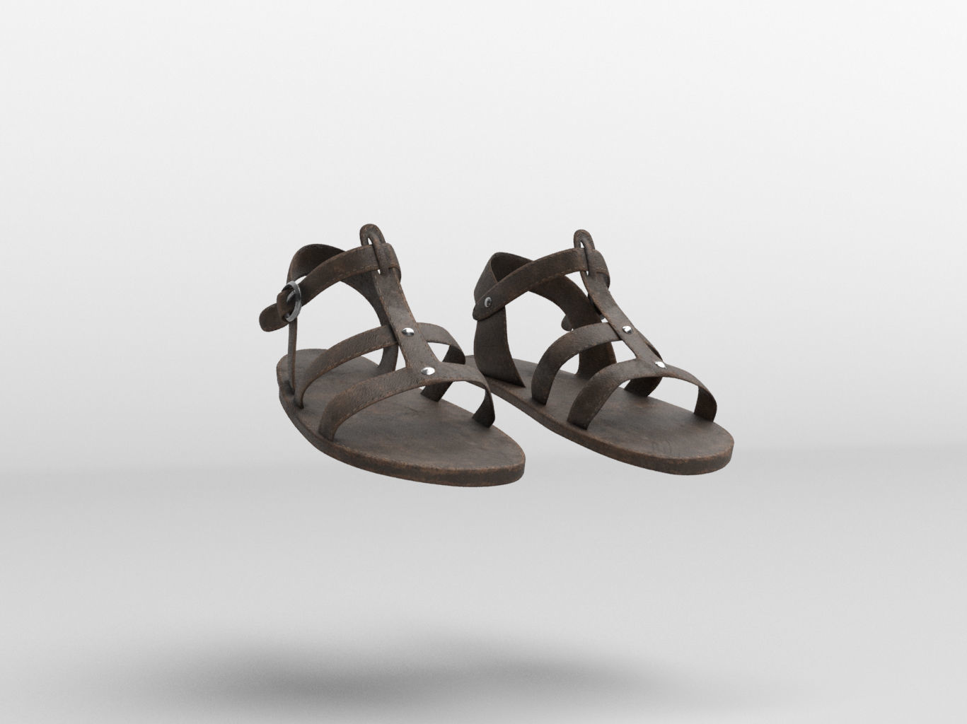 Roman Gladiator Armor Collection Low-poly 3D model_25