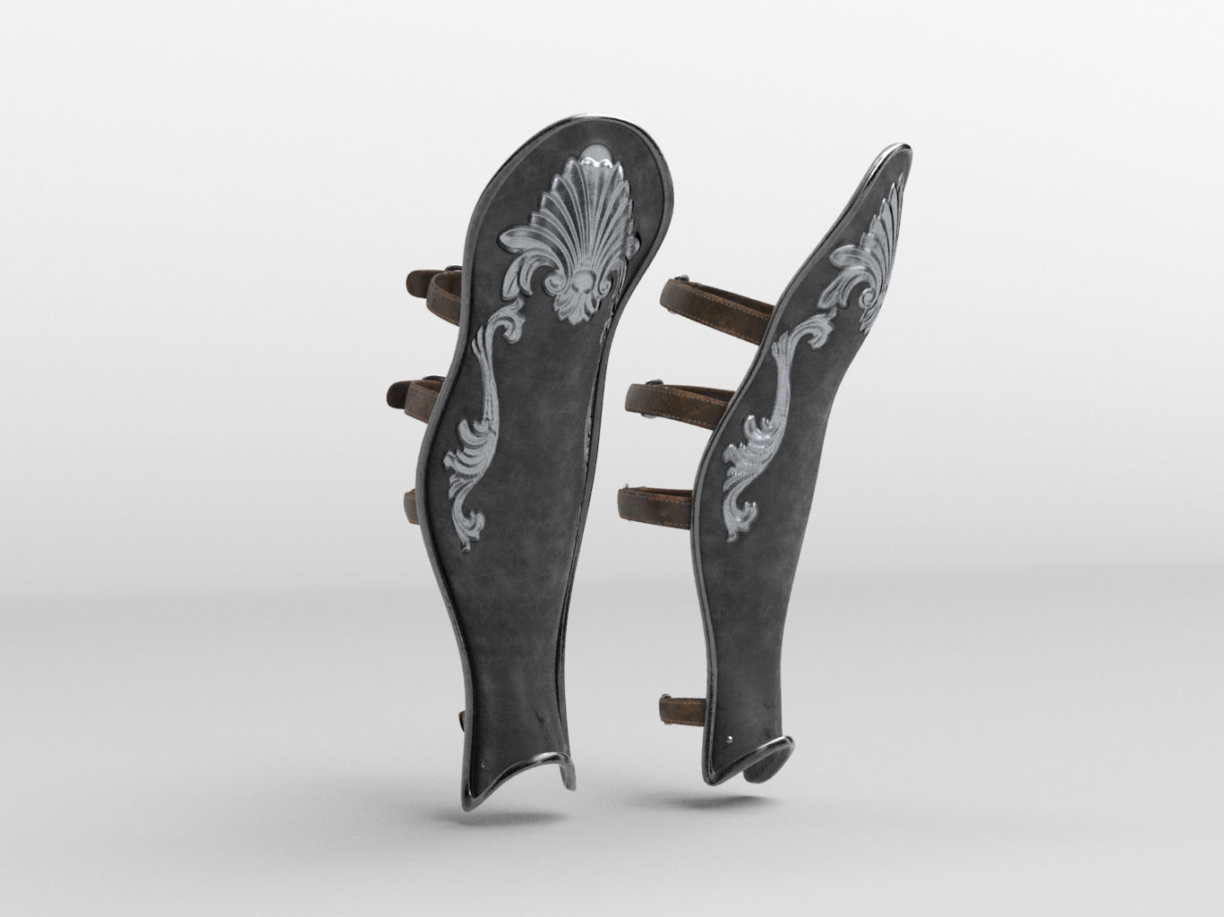 Roman Gladiator Armor Collection Low-poly 3D model_13