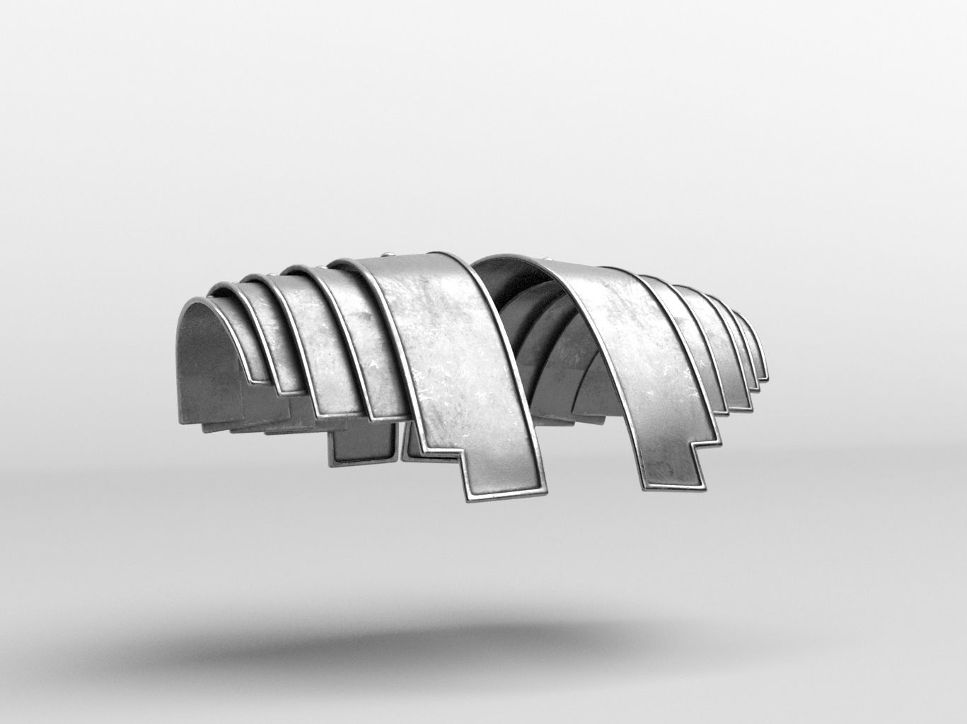 Roman Gladiator Armor Collection Low-poly 3D model_22