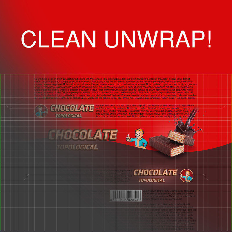 chocolate package 3D model_6