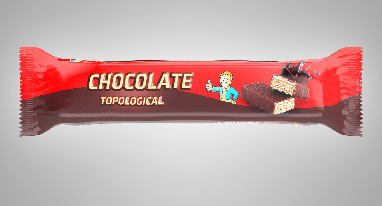 chocolate package 3D model_2