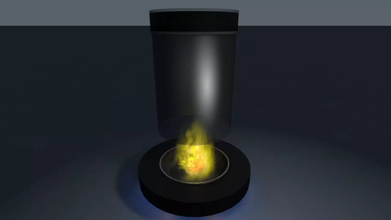 fireplace fire Free 3D model