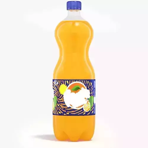 fanta bottle 3D model