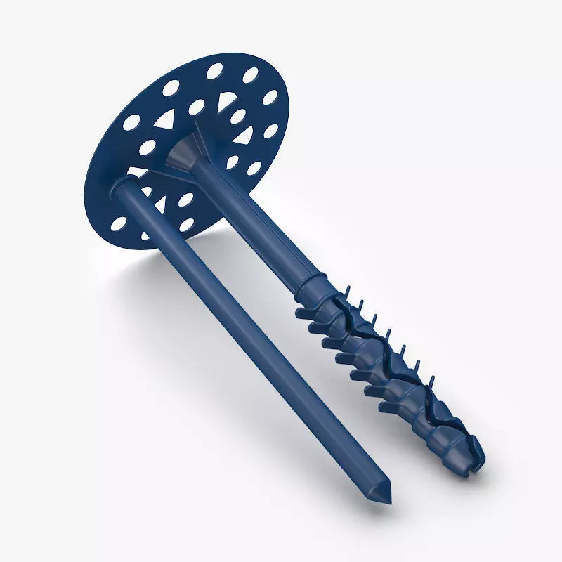 plastic dowel 3D model_0