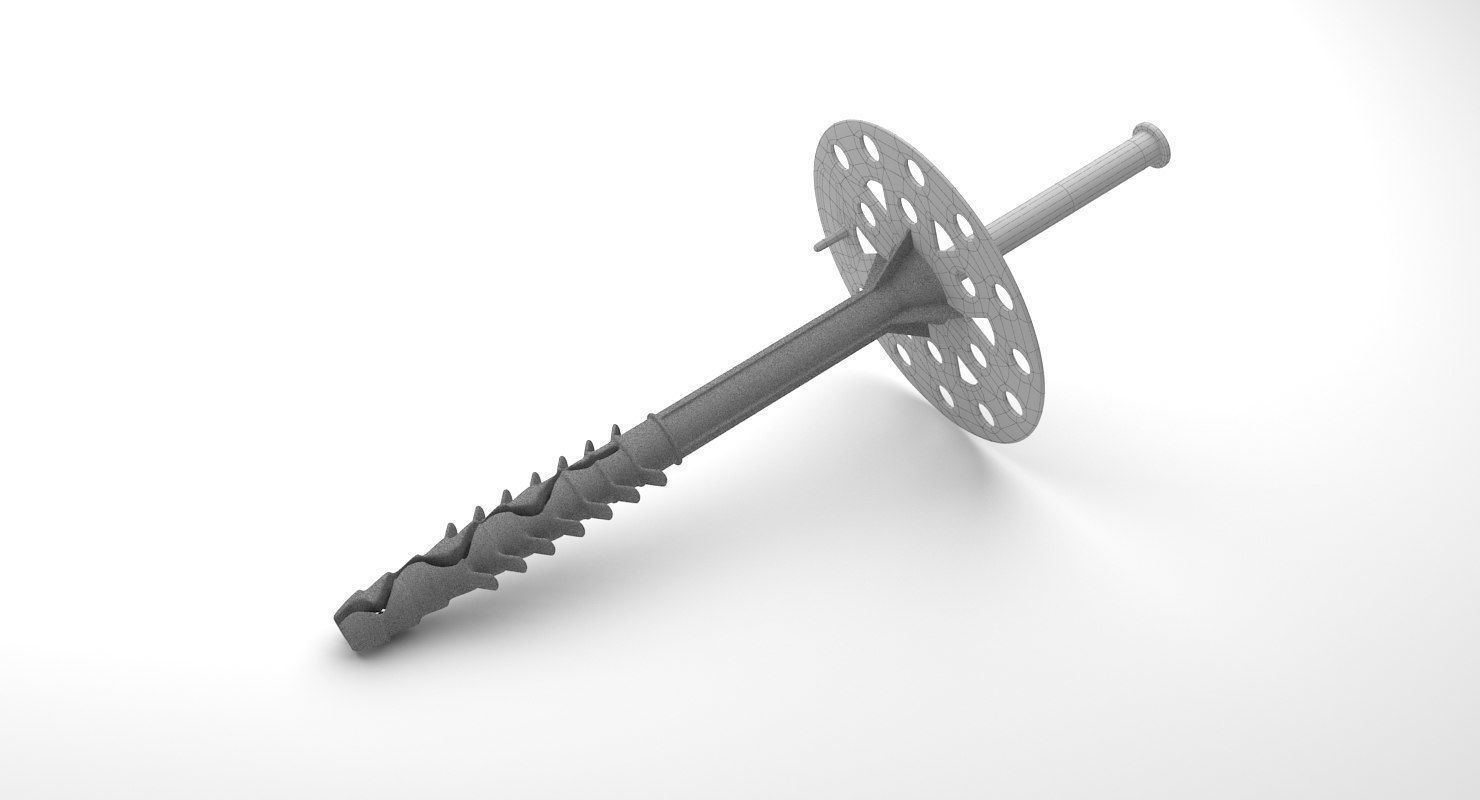 plastic dowel 3D model_6