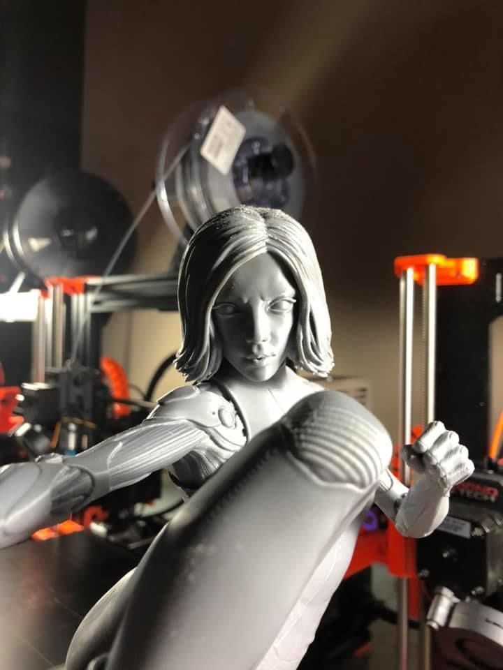 Alita Battle Angel 3D Model 3D print model_20