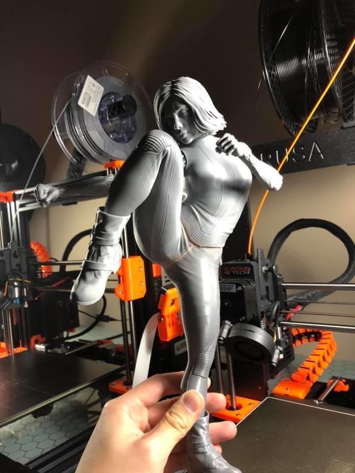 Alita Battle Angel 3D Model 3D print model_17