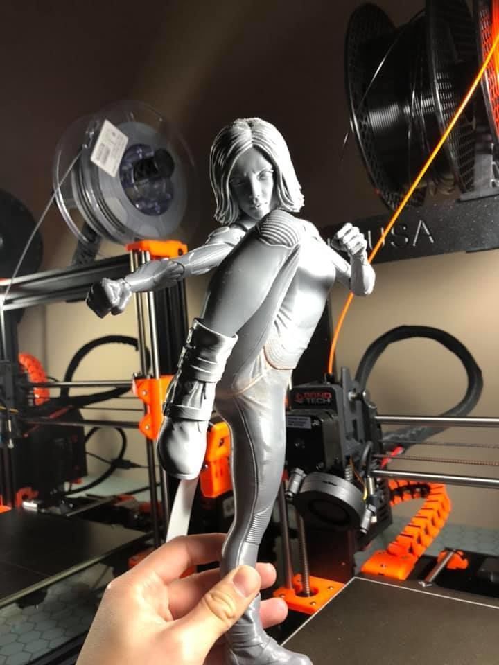 Alita Battle Angel 3D Model 3D print model_16
