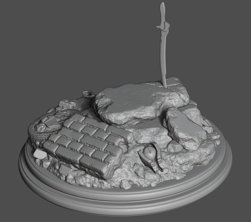 Alita Battle Angel 3D Model 3D print model_8