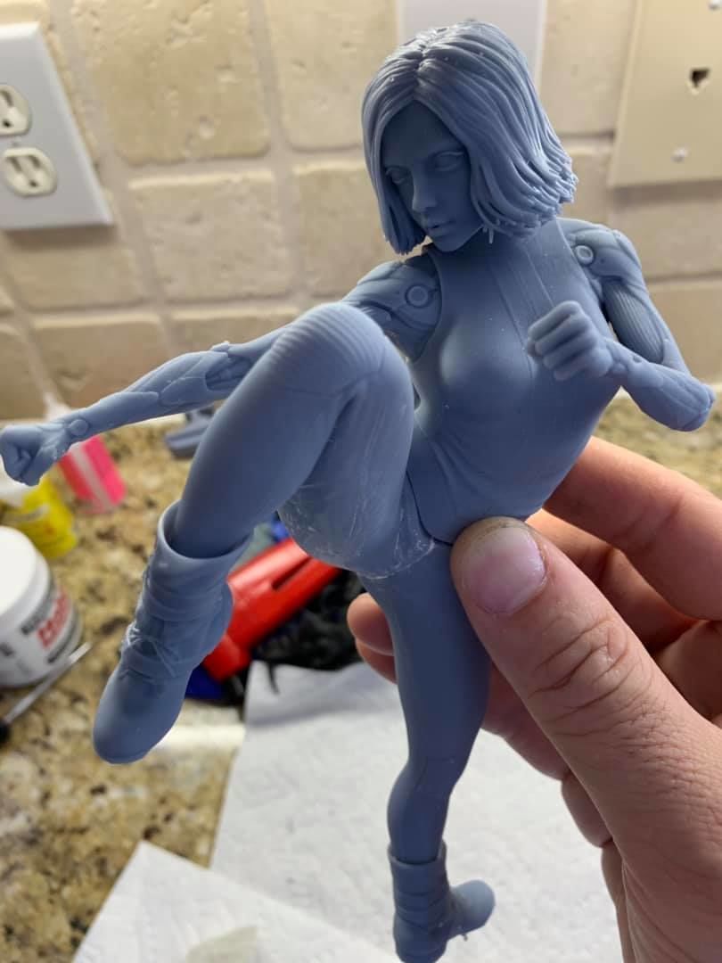 Alita Battle Angel 3D Model 3D print model_11