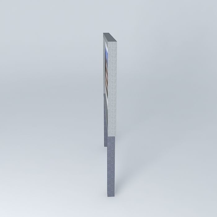 Billboard 2 with advertisement 3D model_1